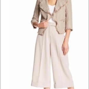 Anne Klein Crepe Cuffed Culottes Business Slacks